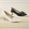 Midnight Velvet Double-Bow Pump, , large