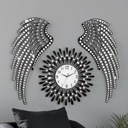 2-Piece Jeweled Wings Wall D&amp;eacute;cor Set, , large