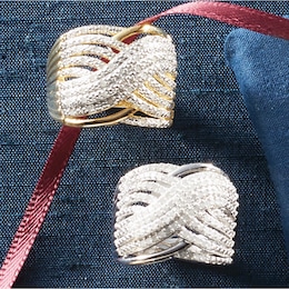 Diamond CrissCross Band, , large