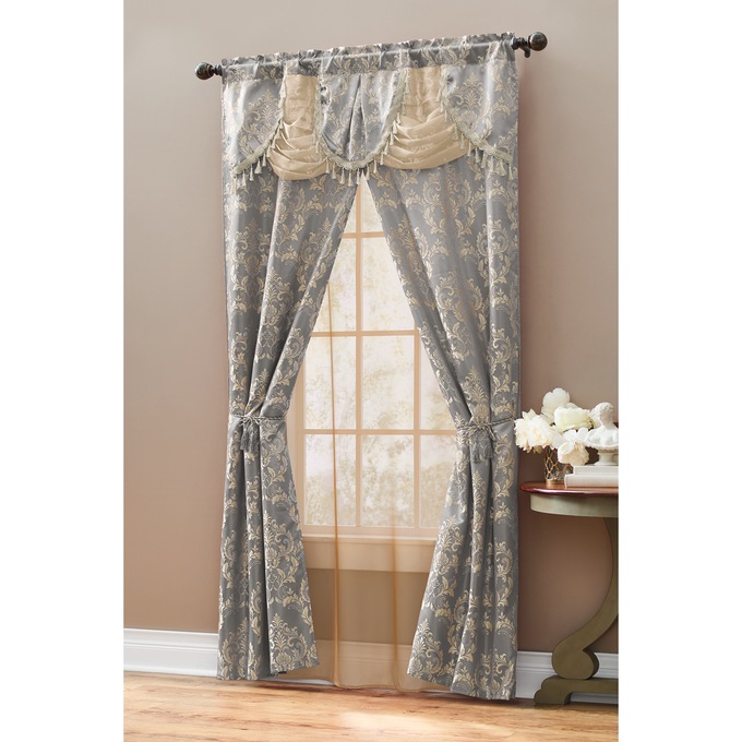 Alice Window Set, Gray Gold, large