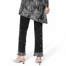 Rory Rhinestone Straight-Leg Jean for Women in Stretch Denim, Black, large