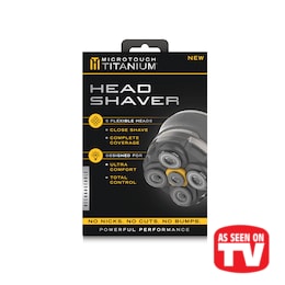 Microtouch Titanium Rechargeable Head Shaver, , large