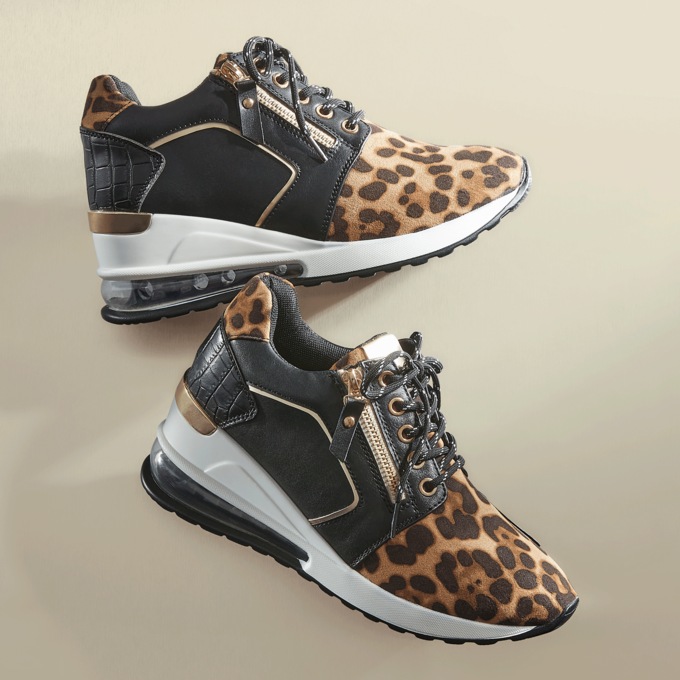 Ninety Union Ultra Leopard Wedge Shoe, , large