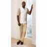 Stacy Adams Bicolor Knit-Shirt Pant Set, , large