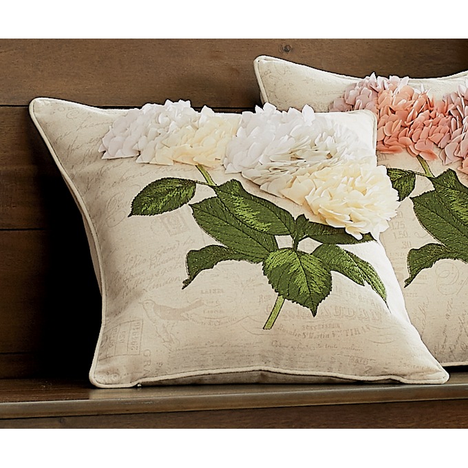 Hydrangea Petal Pillow Cover, , large
