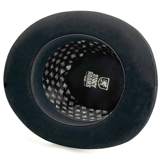 Stacy Adams Men's Harvey Homburg Hat with Feather Accent, , large