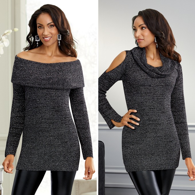 Elisa 2-Way Sweater, , large