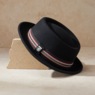 Wool Felt Porkpie Hat, , large
