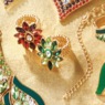 Crystal Enamel Stretch Ring, , large