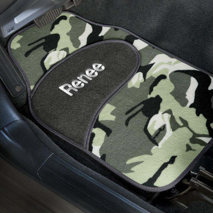 4-Piece Personalized Car Mat Set, , large