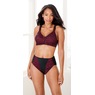 Allover Lace Front-Close Bra &amp; Lace Brief, , large