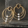 SIS Lady of Serenity Faux-Pearl Hoops - Oprah's Favorite Things, , large