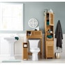 Bamboo-Finish Toilet Paper Holder, , large