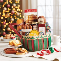 Holly Breakfast Basket, , large