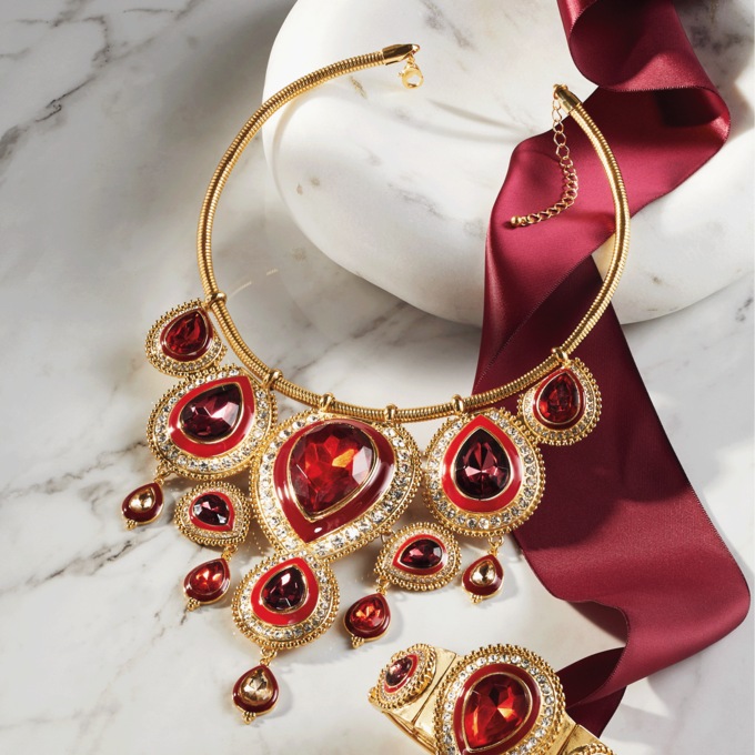 Crystal & Enamel Red Jewelry Collection, , large