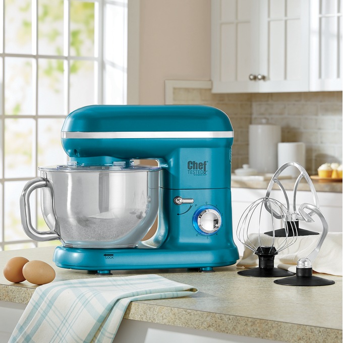 Chef Tested Stand Mixer and 3-Piece Attachment Set, , large