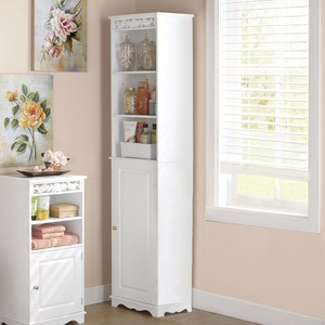 Victorian Rose Tall Cabinet, , large