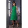 Brea All-Over Pleated A-Line Dress, , large