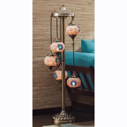 5-Globe Marrakesh Floor Lamp, , large