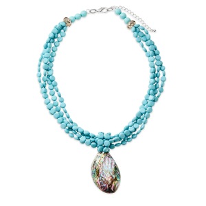 Faux-Shell Necklace, , large