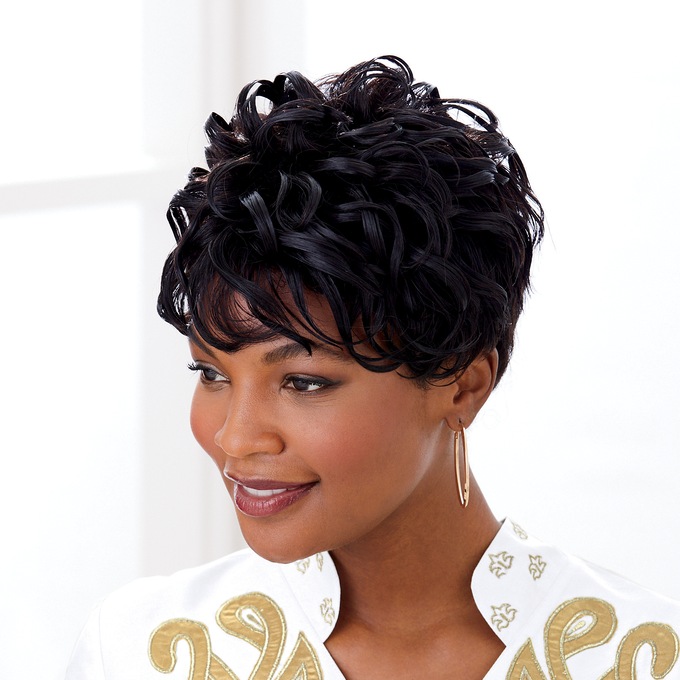 Vivica Fox Human Hair V Wig, , large