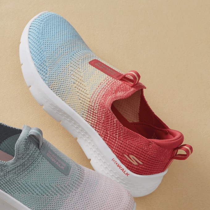 Skechers go step velvety slip on new arrivals