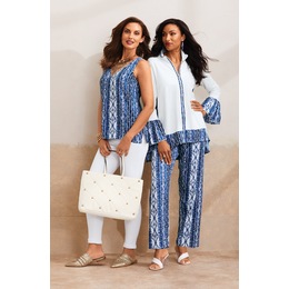 Margaret Printed Tank, Jacket &amp; Pants, , large
