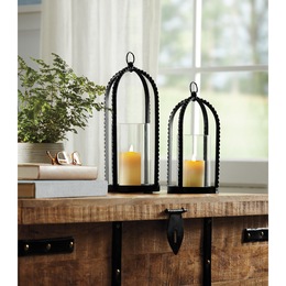 Set of 2 Cage Lanterns, , large