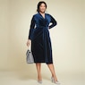 Parisa Velvet Sheath Dress, , large