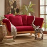 Lounger Sofa Bed, Red, large