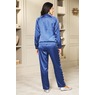 Pearla Satin Active Set for Women with Bomber Jacket and Faux-Pearl Trim, , large