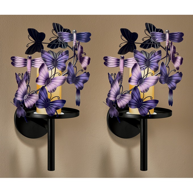 Blooming Butterflies Wall Sconces &amp;mdash; Buy Both and Save, , large