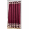 Velvet Ruffle Shower Curtain, , large
