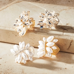 Marquise Cluster Stretch Ring, , large