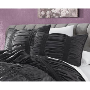 Dominique Satin Ruched Sham, , large