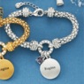 Name Birthstone Bracelet, , large