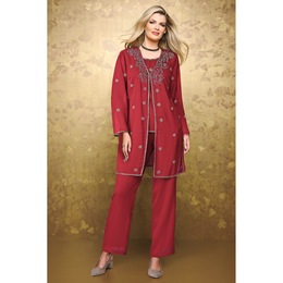Brigid Beaded Pant Set, , large