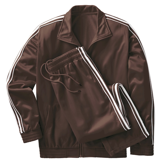 Casual 2 Piece Men's Active Set with Side Stripe Accents, , large