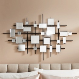 Mirrored Squares Wall Art, , large