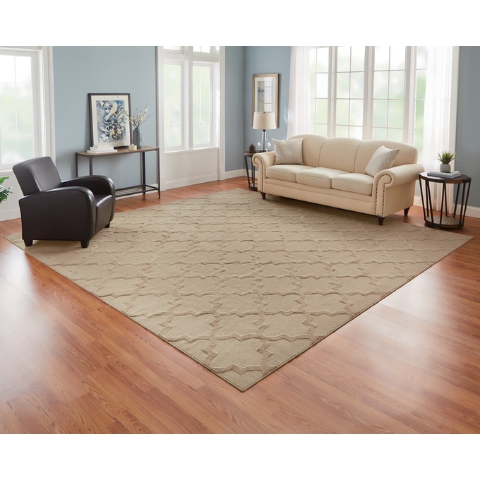Room-Size Rug and Runners, Pecan, large