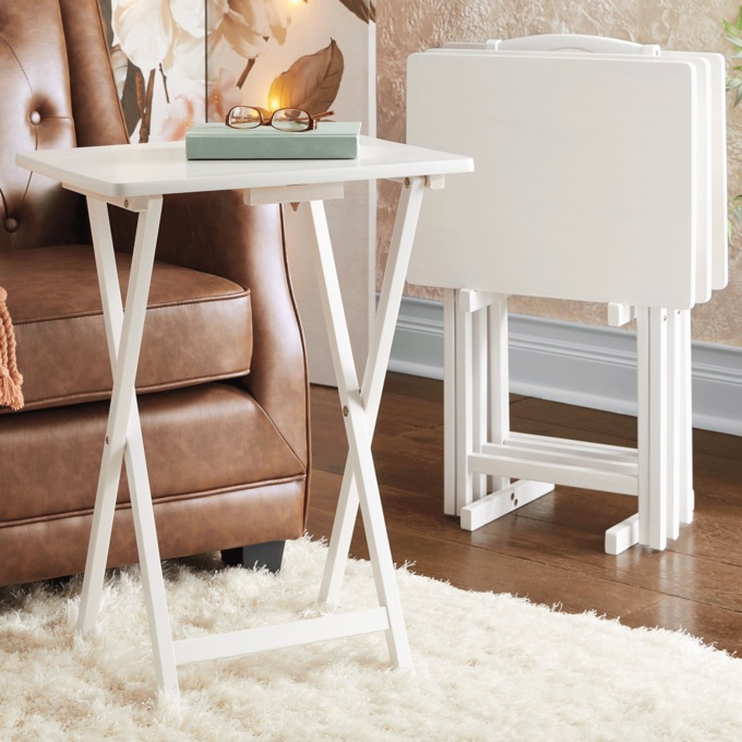 Louis 5-Piece Tray Table Set, , large