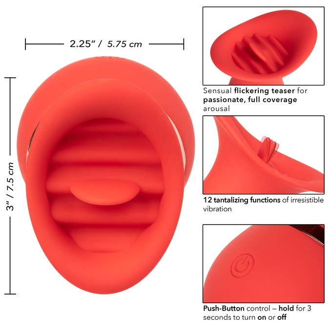 French Kiss Charmer Vibrator, , large