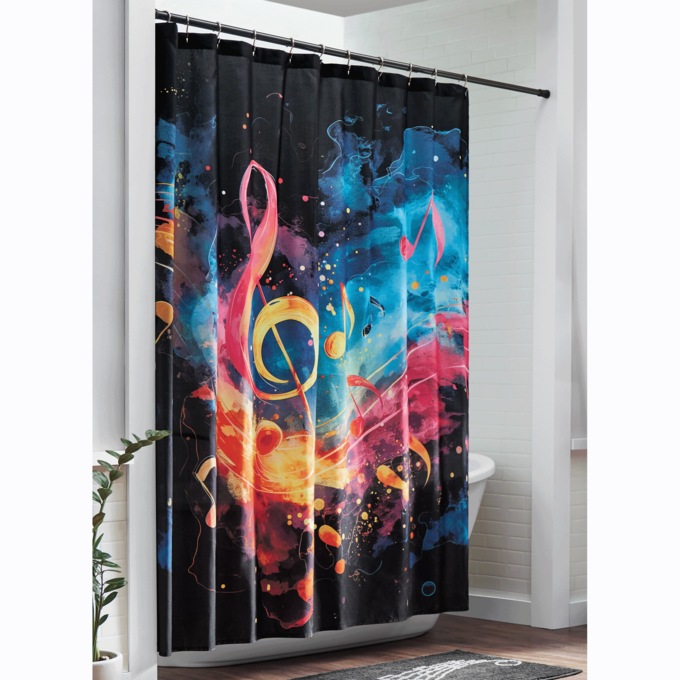 Lyric Shower Curtain, , large