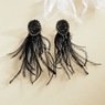 Feather and Bead Necklace, , large