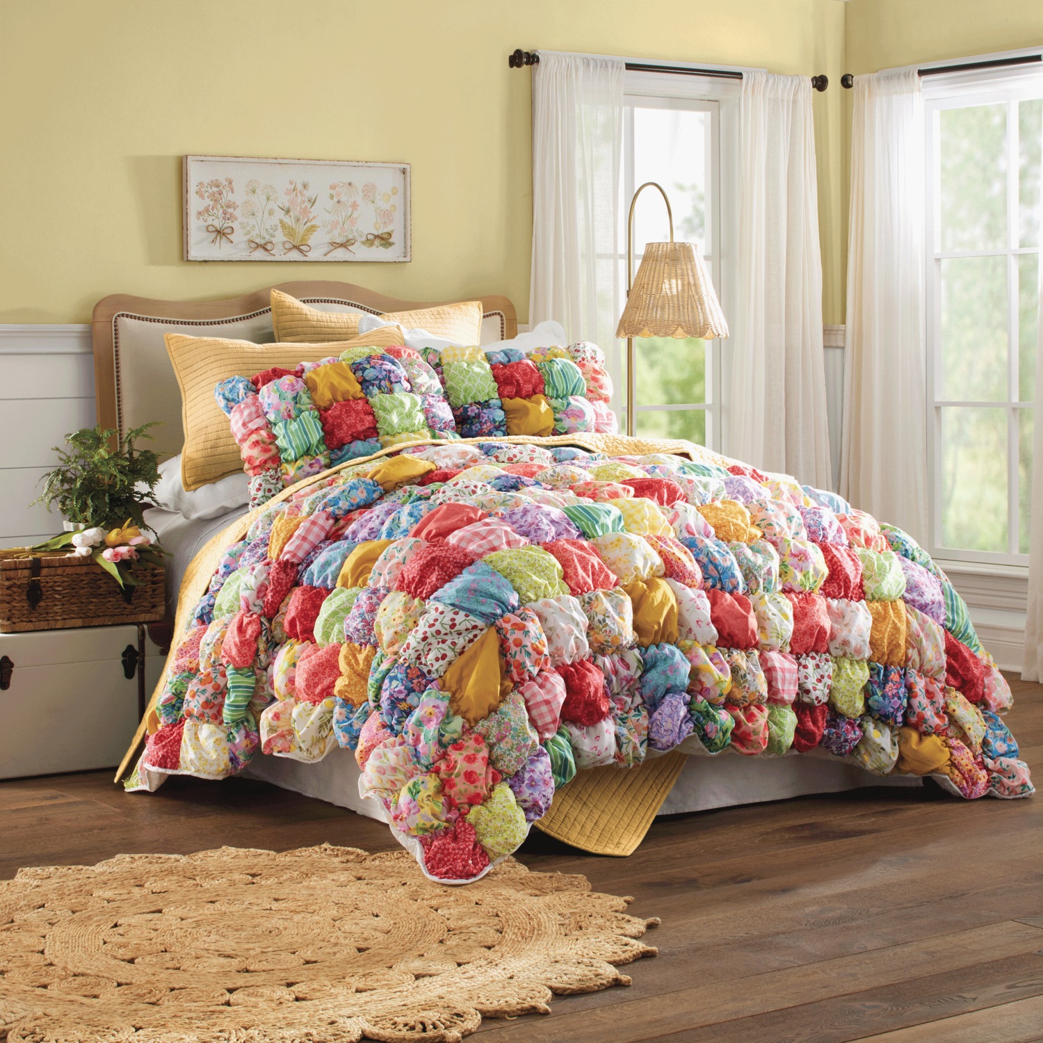 Best of Harlow Oversized Puff Quilt Bundle | Midnight Velvet