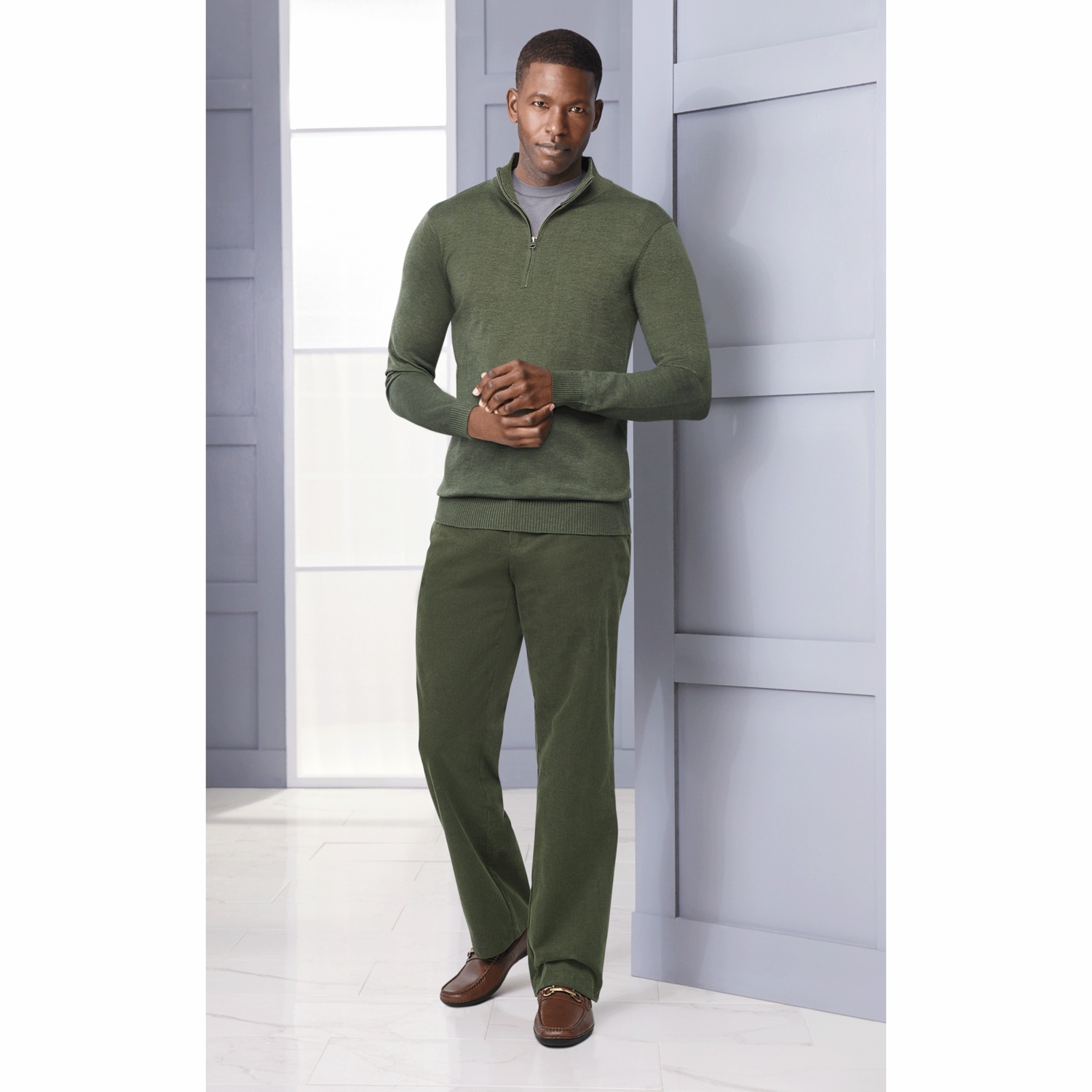 CORAL THERMAL SANDWASHED SWEATER VEST - Bullington Clothing