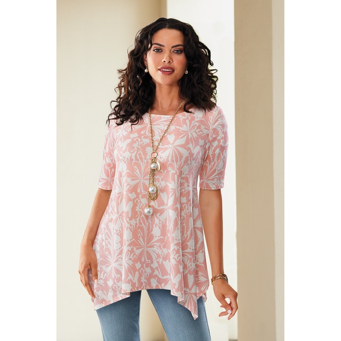 Mona Hanky-Hem Tunic, , large