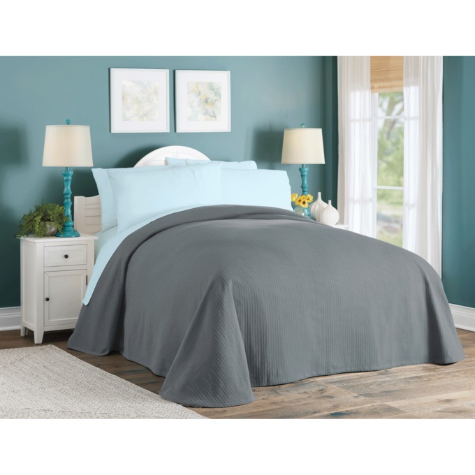 Color Connection Ribcord Bedspread, , large