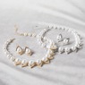 Faux-Pearl/Crystal Necklace & Earring Set, , large
