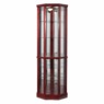 Lit Corner Curio Cabinet, , large
